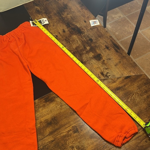 Made in the USA Kids Orange Sweatpants Youth Bottoms - Picture 1 of 7